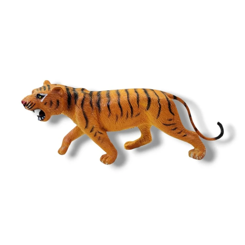 Vintage 1987 Toy Tiger Figure Animal Plastic /‎ PVC